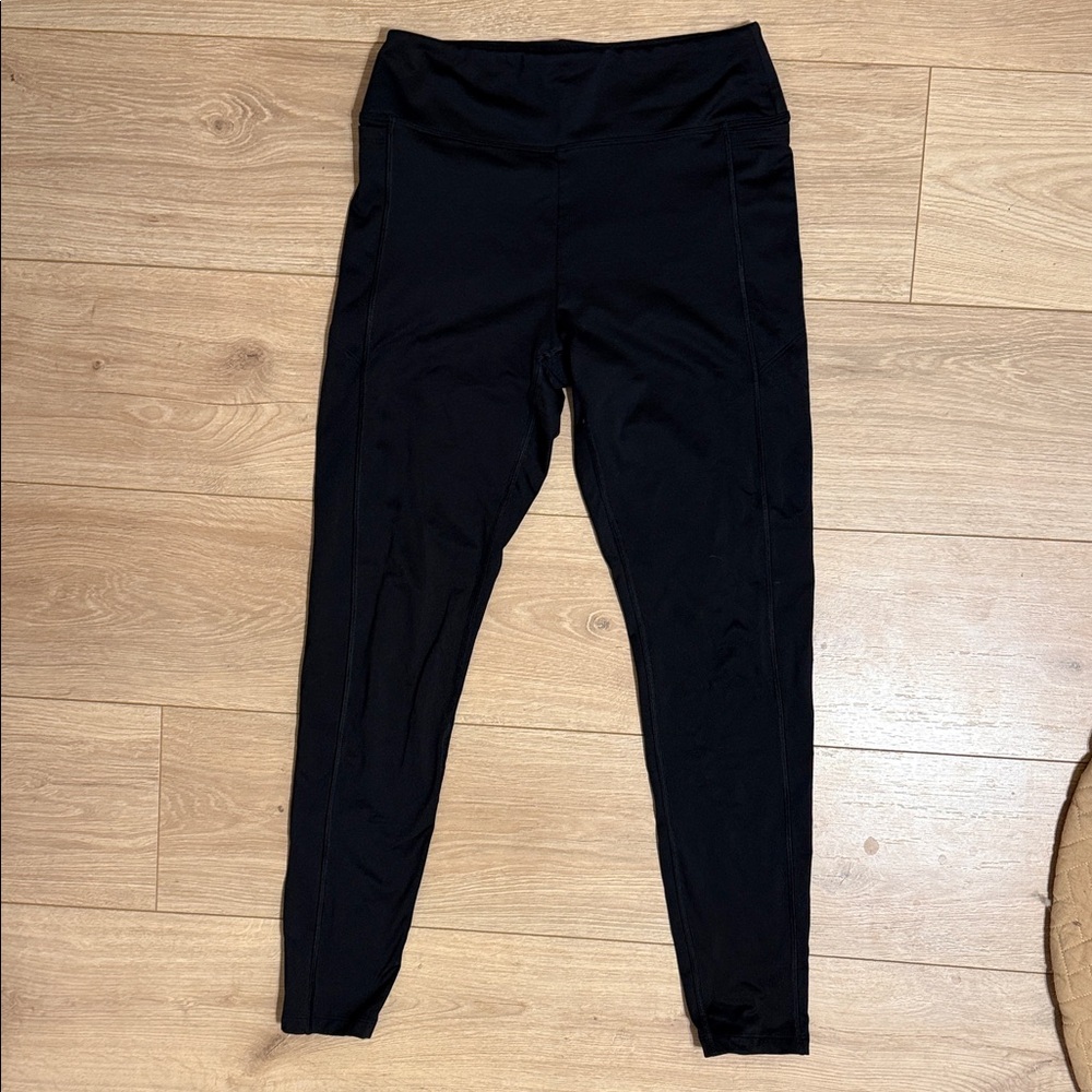 PINK Victoria's Secret Cozy Black Leggings